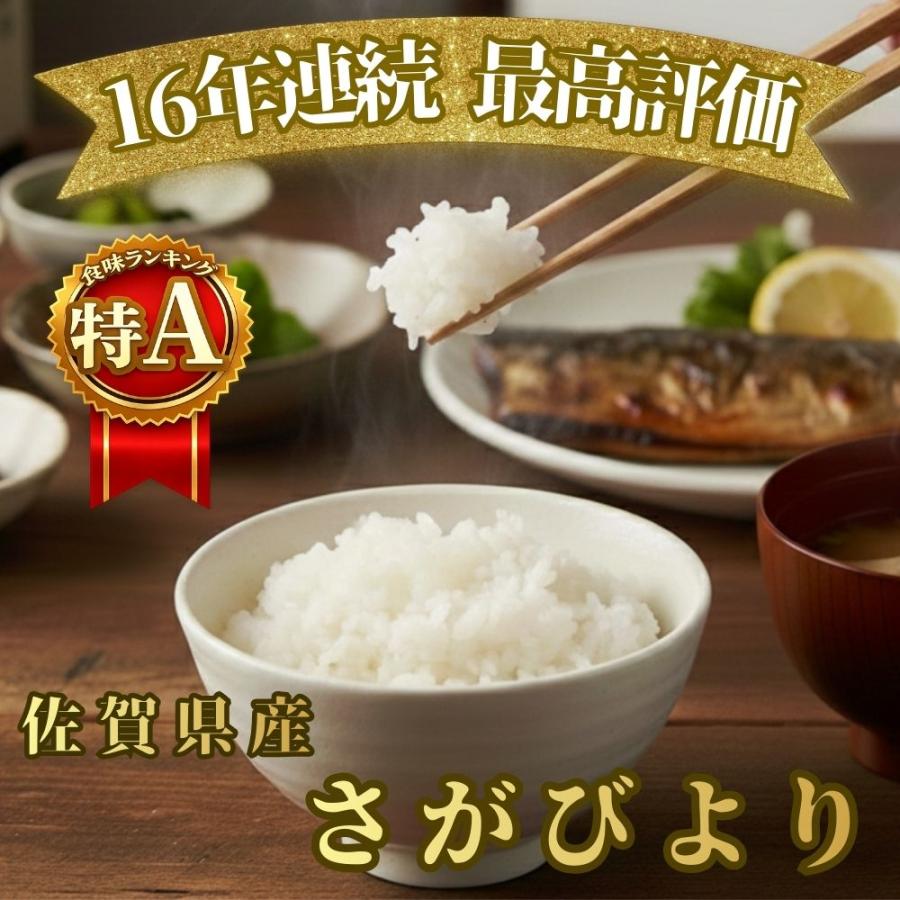 さがびより 無洗米 【真空パック】2kg×4袋 令和7年産 佐賀県産 特A