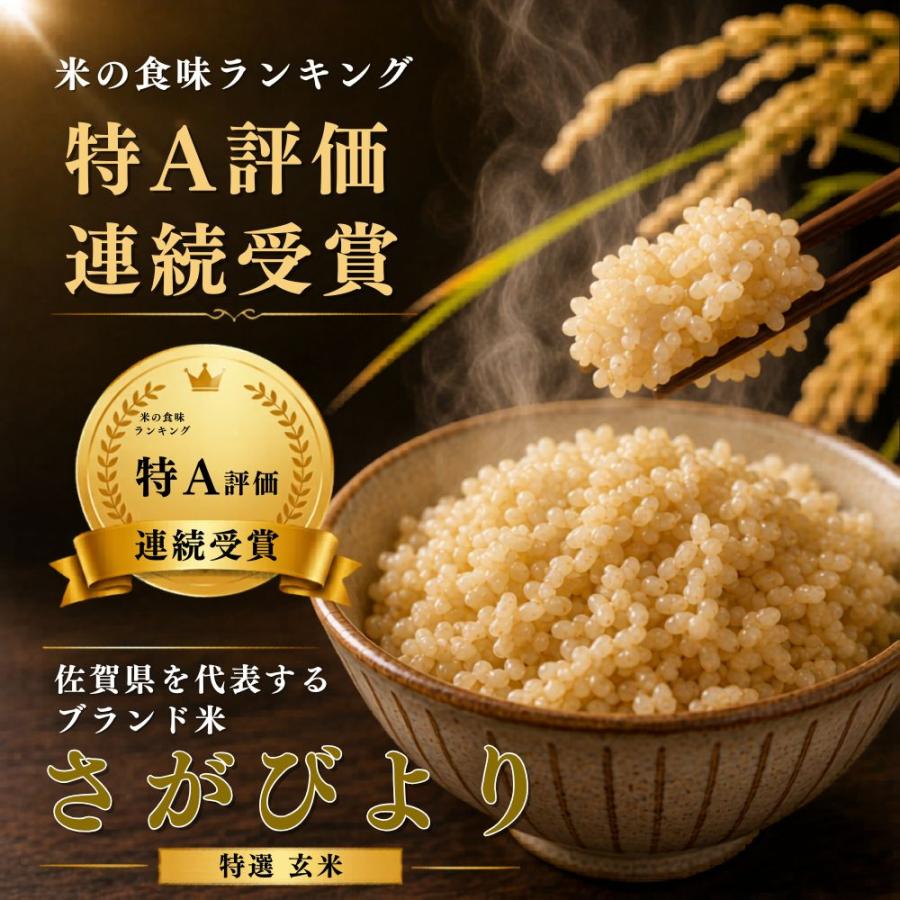 佐賀県産 さがびより 5kg✖️4袋 20kg さがびより 特選 玄米 20kg (5kg×4袋) 佐賀県産 令和7年産 特A評価 大