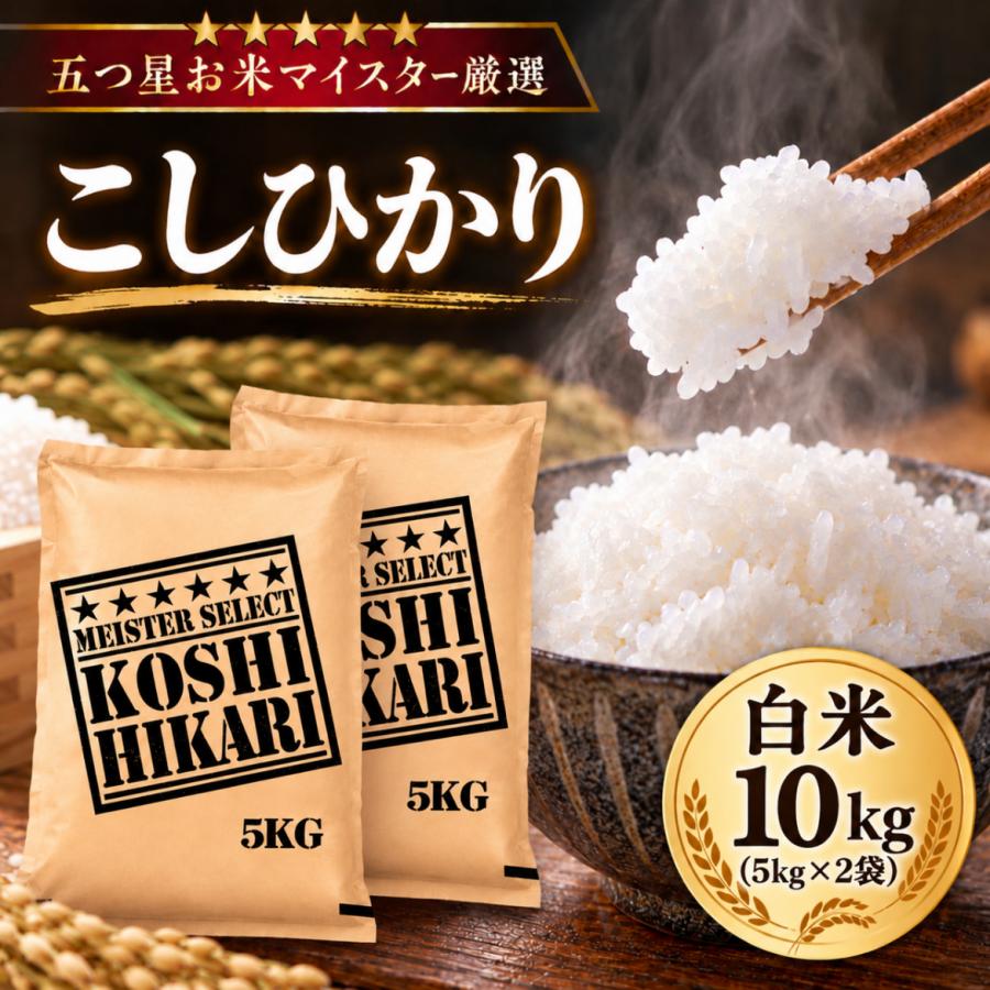 コシヒカリ 新米 10kg 白米 令和8年産 こしひかり 5kg×2袋 お米