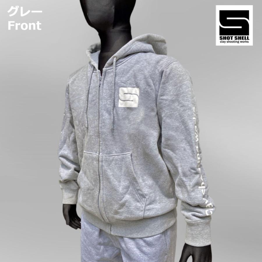 Shot Shell スウェット パーカー クレー射撃 カッコイイ カジュアル スポーツ_3