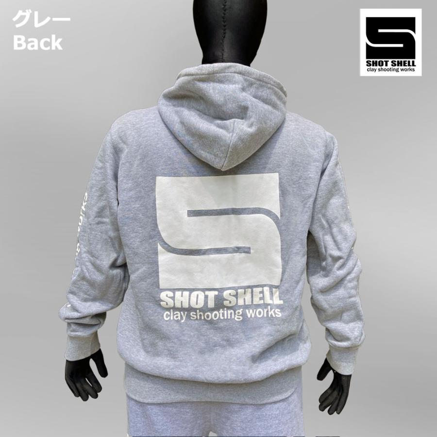 Shot Shell スウェット パーカー クレー射撃 カッコイイ カジュアル スポーツ_4
