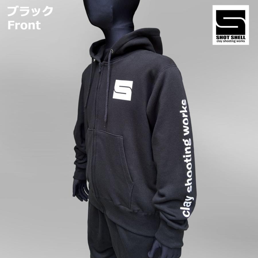 Shot Shell スウェット パーカー クレー射撃 カッコイイ カジュアル スポーツ_5