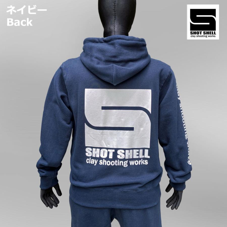 Shot Shell スウェット パーカー クレー射撃 カッコイイ カジュアル スポーツ_8