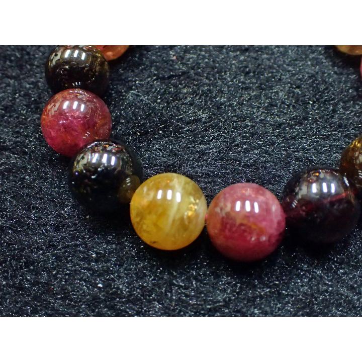 天然石ブレスレット】ミックストルマリン (直径：14mm) コレクション、趣味