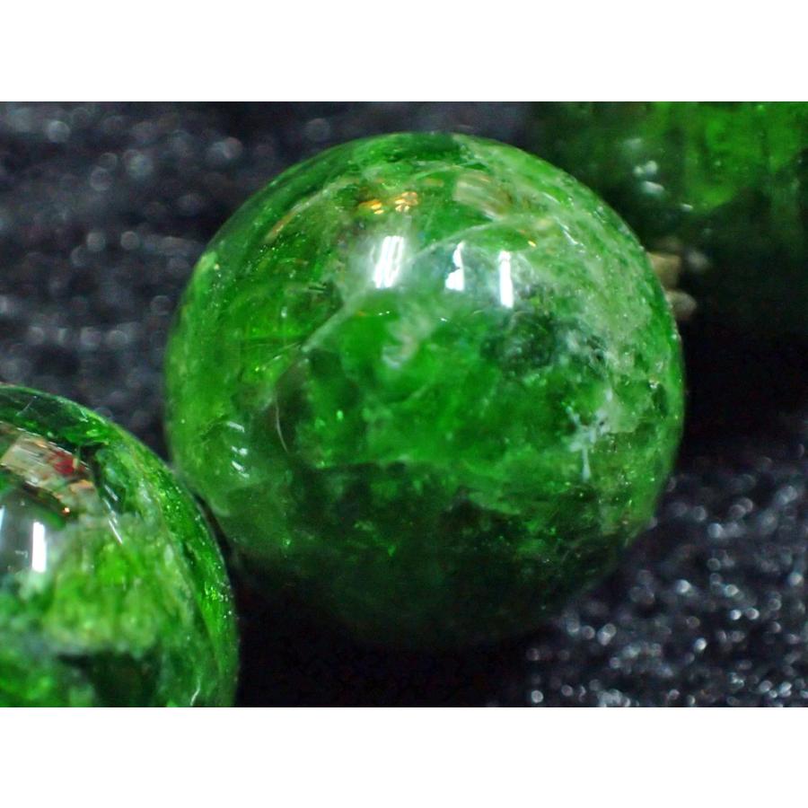 天然石ブレスレット】ダイオプサイト_Diopside (直径：12.5mm 