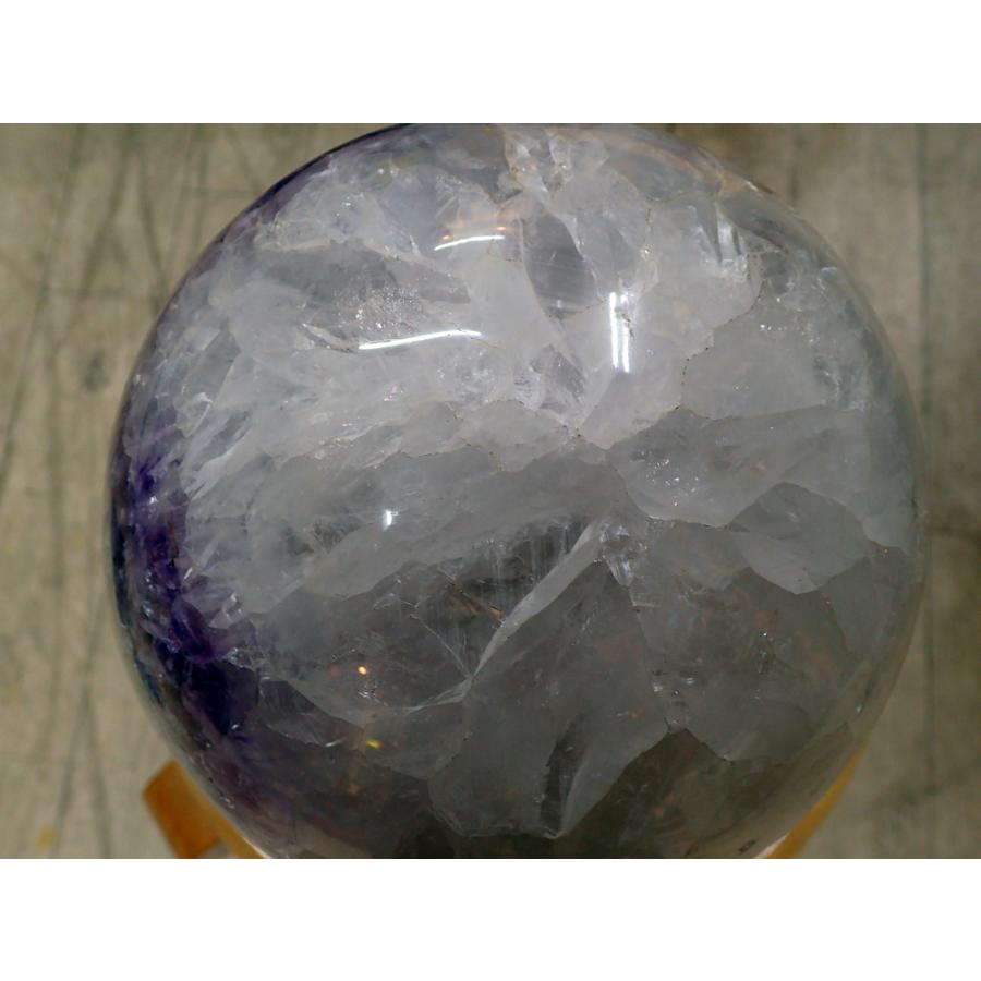 天然石丸玉＿特大、アメジスト(約11kg) 一点物アメジスト丸玉5.5cm 