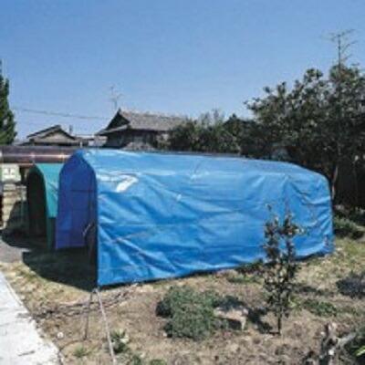 受注生産】 14×14 ブルーシート 10m×10m | #4000相当 日本製 厚手 防水