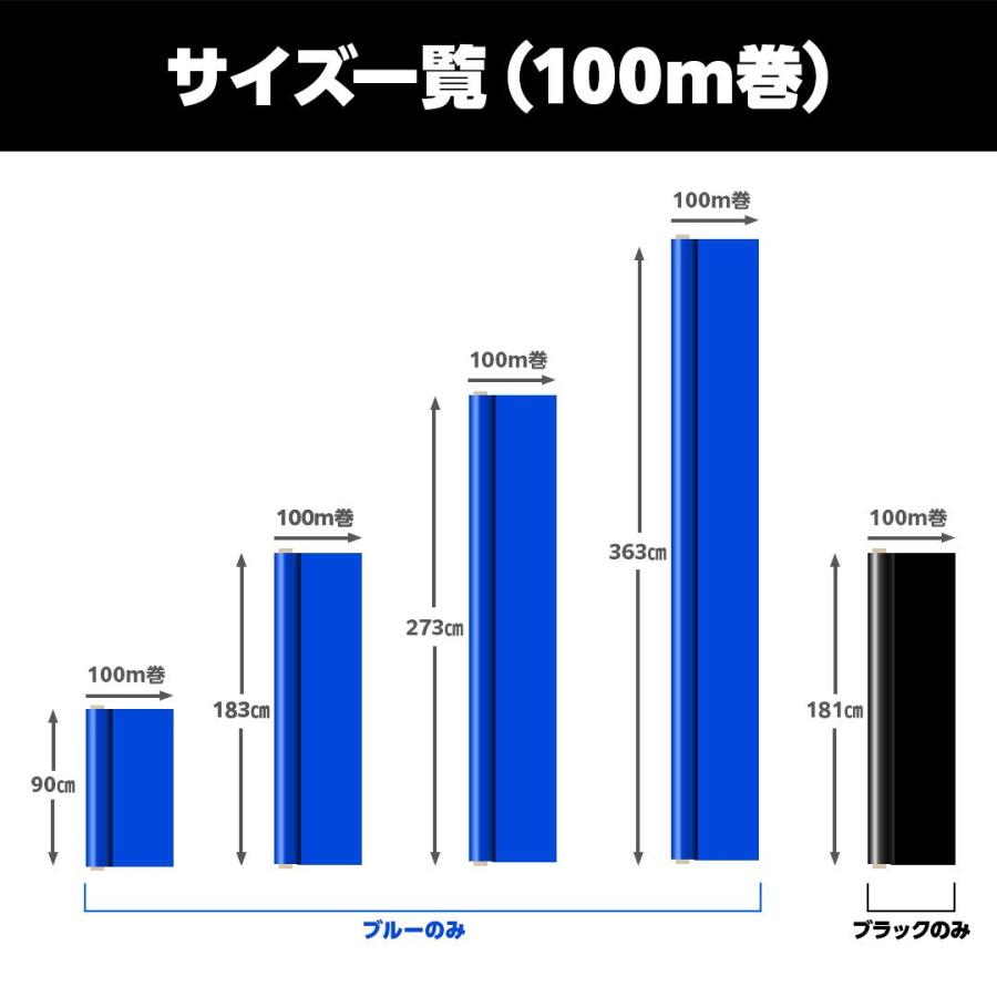 フロアシート 床養生シート ブルー 363cm×100m OSクロス #2500 3.63m×100m巻き | 体育館シート イベント ブルーシート ロール 防水 保護 軽量 日本製｜hagihara-e｜06