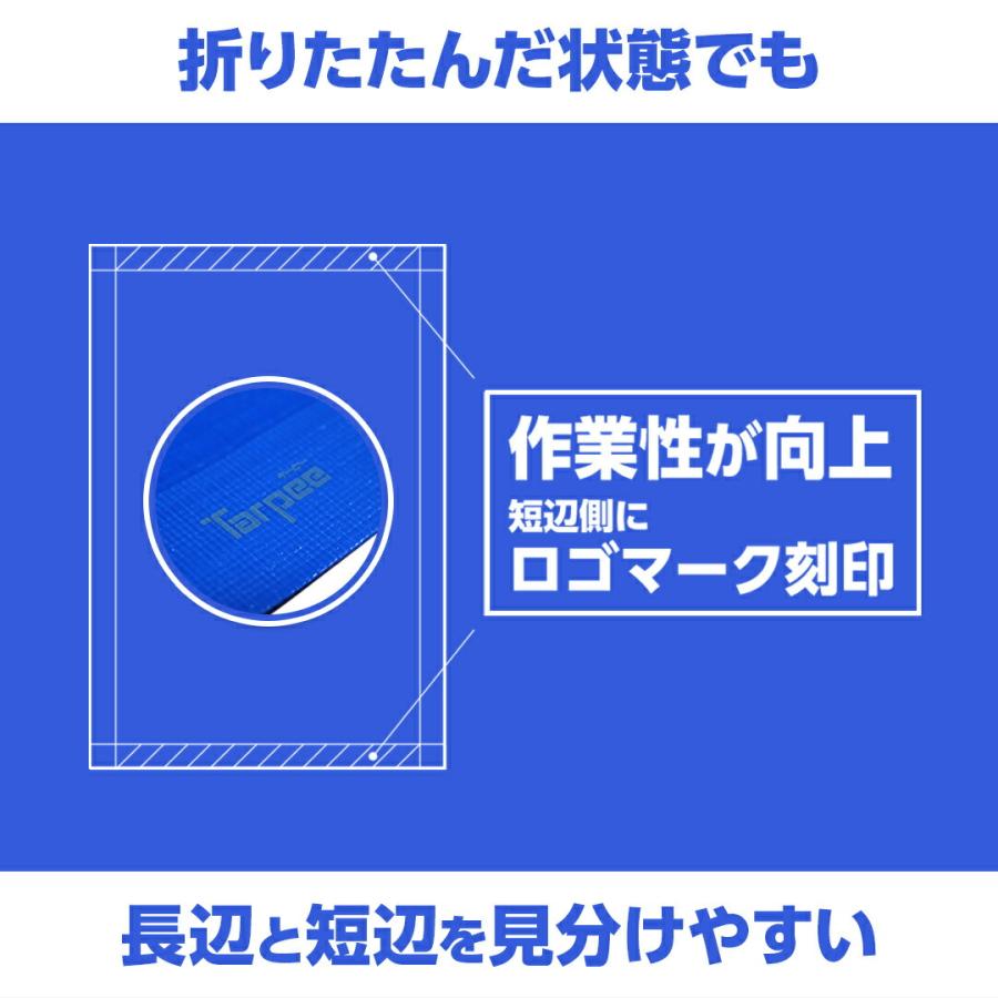 ターピー エコフレンドシート #3000 3.6m×5.4m 小畳品 | ブルーシート 日本製 厚手 防水 養生 台風 災害 備蓄 レジャー 花見 アウトドア 運動会 |  | 06