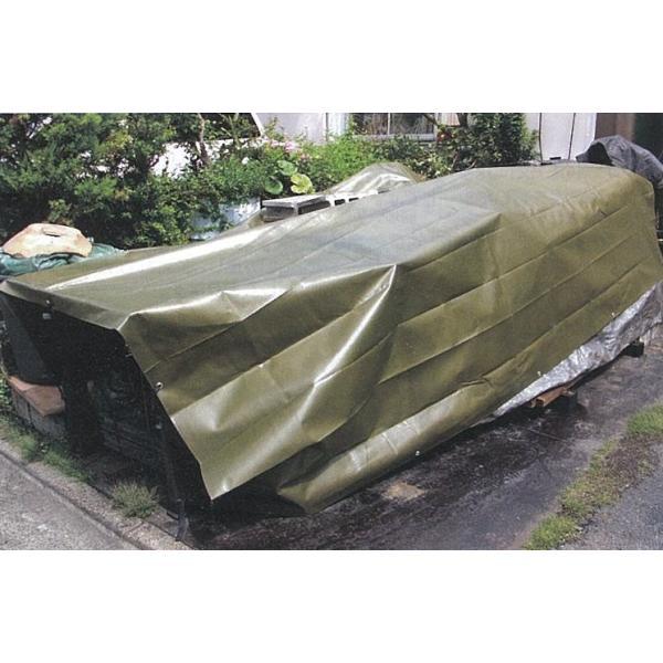 UVシート ターピー エコサーティシートUV #5000 2.7m×3.6m ODグリーン