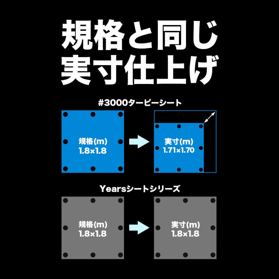 3年シート 3.6m×5.4m 3654 [8枚] | まとめ売り セット販売 国産 日本製 ホワイト 白 遮熱効果 送料無料 | 萩原工業 | 08