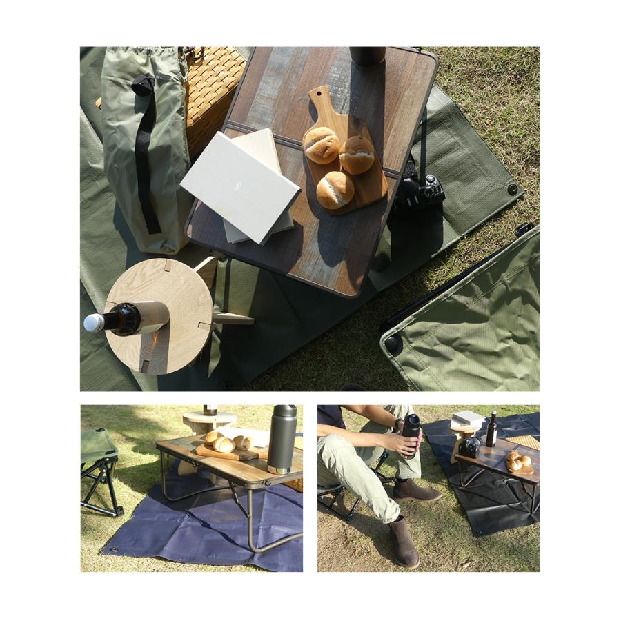 マットエコシート ReVALUE＋ 防水 おしゃれ 大判 国産 レジャーシート 1.8m×1.8m 再生プラ25％使用 エコマーク SDGs マットカラー ブラック カーキ ネイビー |  | 10