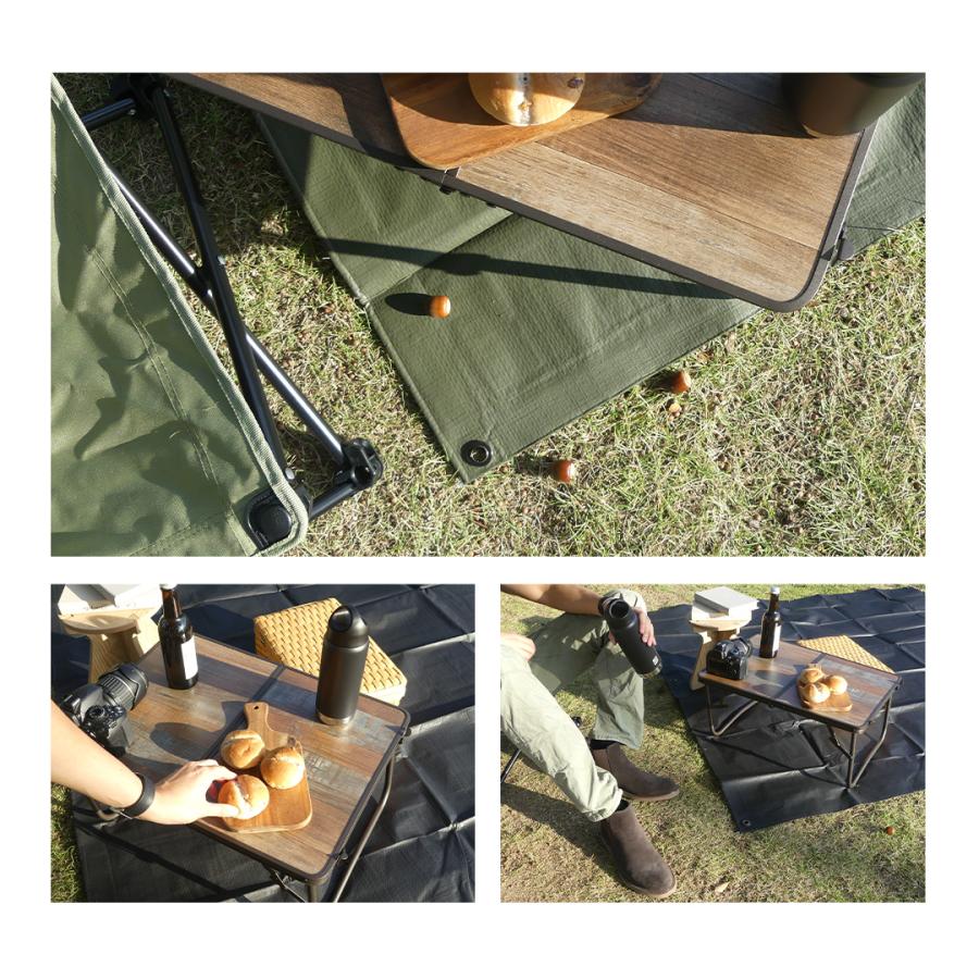 マットエコシート ReVALUE＋ 防水 おしゃれ 大判 国産 レジャーシート 1.8m×1.8m 再生プラ25％使用 エコマーク SDGs マットカラー ブラック カーキ ネイビー |  | 12