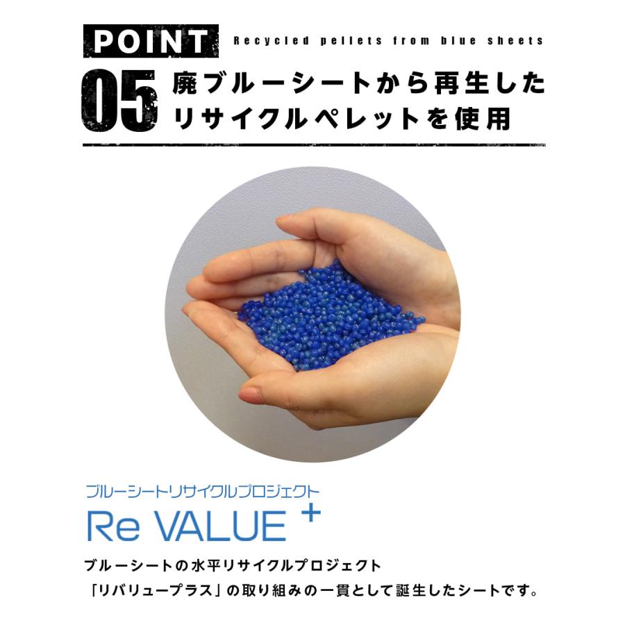 マットエコシート ReVALUE＋ 防水 おしゃれ 大判 国産 レジャーシート 1.8m×1.8m 再生プラ25％使用 エコマーク SDGs マットカラー ブラック カーキ ネイビー |  | 08