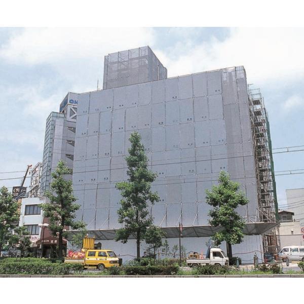 防音シート ターピーエコ防音 1.8m×5.1m | ECOBOUON1851 グレー 軽量 軽い 厚さ0.46mm | 防音 防炎 国産 日本製 足場用資材 建設資材 解体 壁 | Tarpee | 05