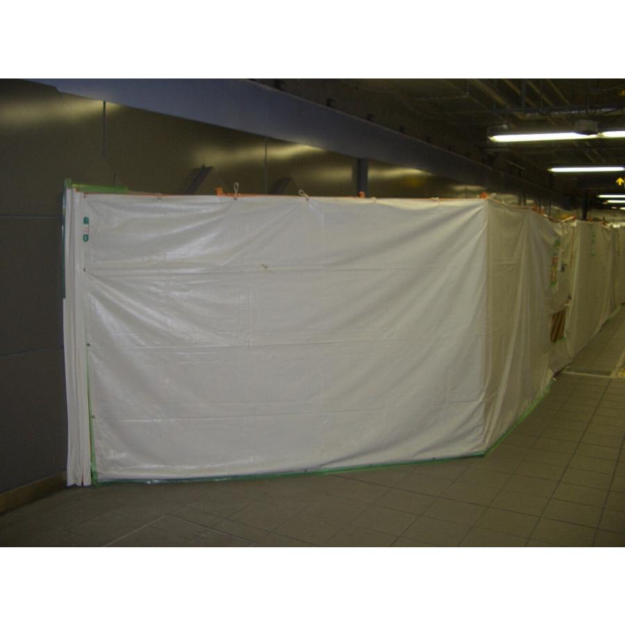 塩ビ 防炎クロス 1.87m×50m巻き | 原反 ロール 防炎シート 日本製 ホワイト 白 白防炎シート 防炎 国産 送料無料 | CROSS | 01