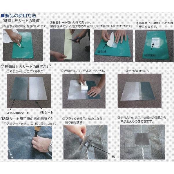 粘着テープ クリア 10cm×20m 6巻 | 半透明 シート素材 トラックシート テントシート 防草シート テープ 補修テープ 隙間テープ 日本製 |  | 02