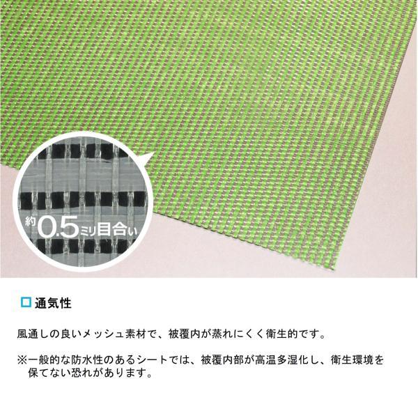 ターピー砂場シート 3.5m×3.5m メッシュ生地 | 全5色 緑 灰 青 白 黒 グリーン グレー ブルー ホワイト ブラック 日本製 砂場の画像