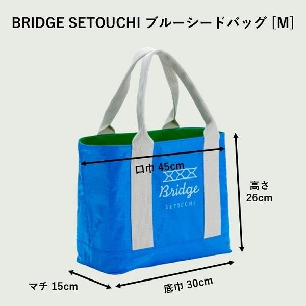 BRIDGE SETOUCHI ブルーシードバッグ(M) | 大きめ 青 トートバッグ ユニセックス メンズ レディース ブルーシート生地 ポリエチレン SDGｓ |  | 01