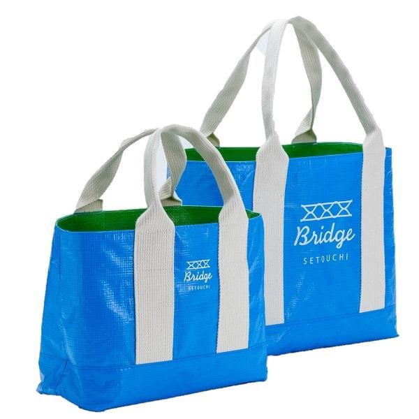 BRIDGE SETOUCHI ブルーシードバッグ(M) | 大きめ 青 トートバッグ ユニセックス メンズ レディース ブルーシート生地 ポリエチレン SDGｓ |  | 02
