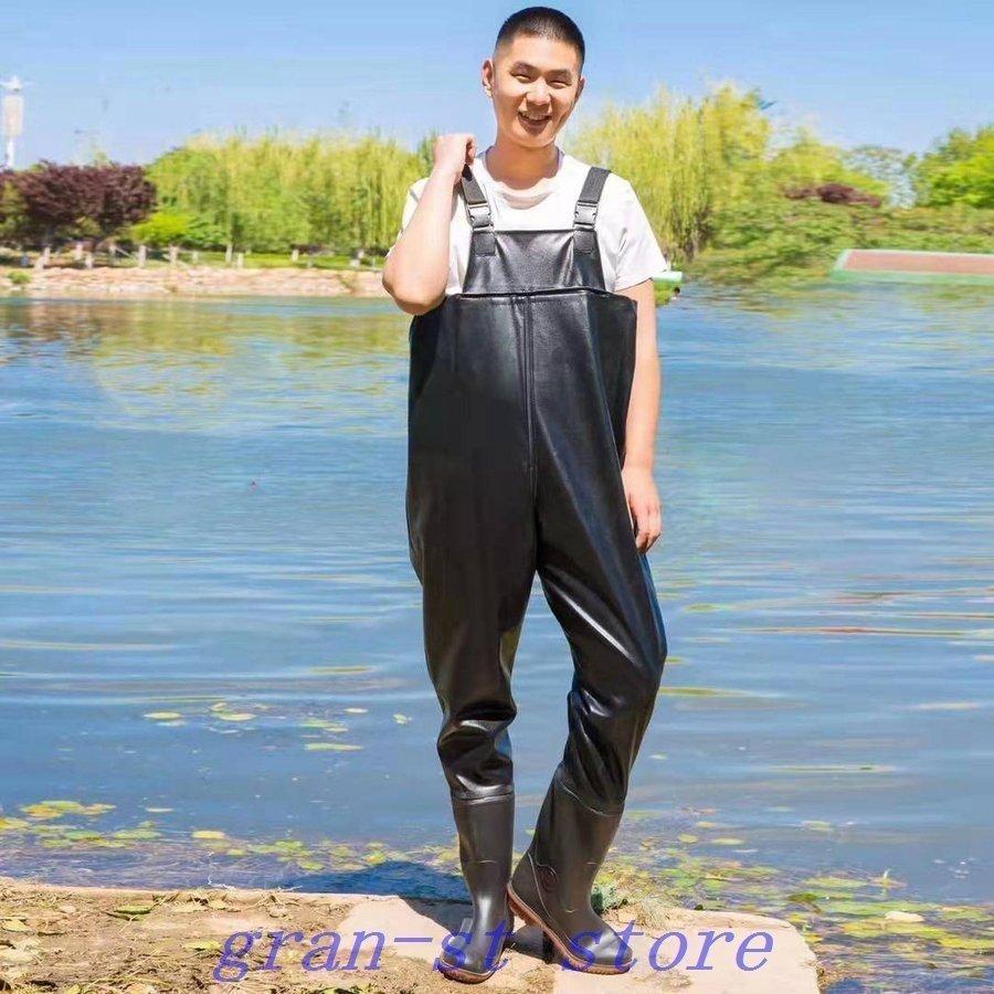訳あり商品 萩原由美ウェーダーチェストハイ長靴釣り大きいサイズ海釣り胴長マス釣り鮎釣りチェストハイウェーダー長靴胴付ウェダー防災雪かき農作業水 Cfc Com Do