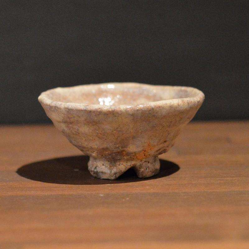 萩焼 ぐい呑 木箱入 田中講平作