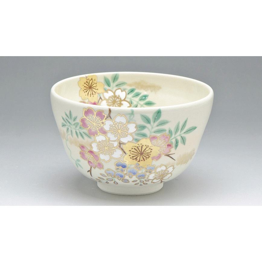 60%OFF!】京焼 清水焼 陶器 藤桜 抹茶茶碗 紙箱入 食器、グラス