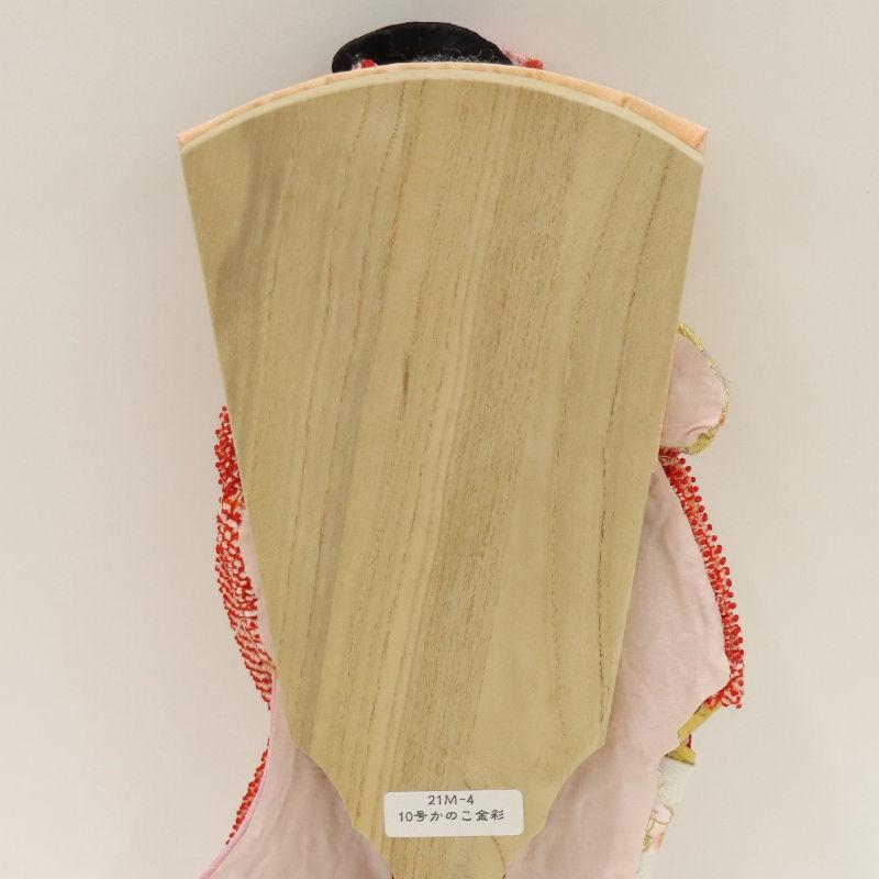 羽子板 ケース飾り さや 10号 高さ44cm かのこ金彩 匠一好 黒赤塗り 響ケース 2025-ts030の画像