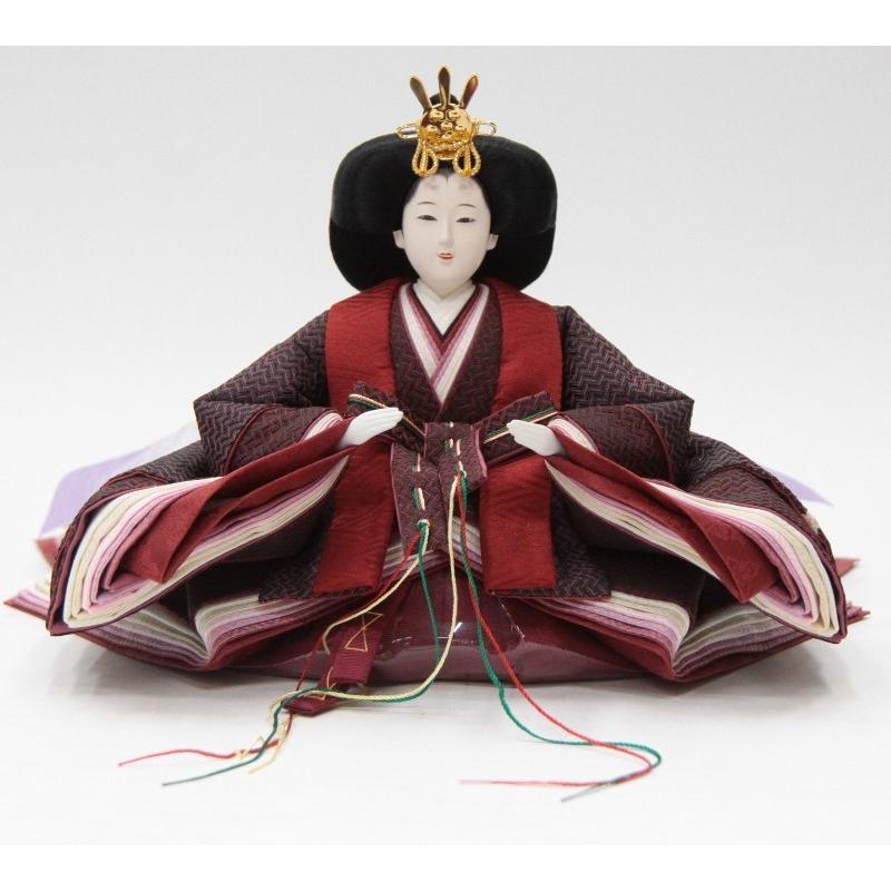 秋冬の主役◎ アウトレット品 雛人形親王単体 人形のみ 京九番親王 十二単衣 24-227セット 親王台付き 22a-ya-1508 【4192354588】(21120円)