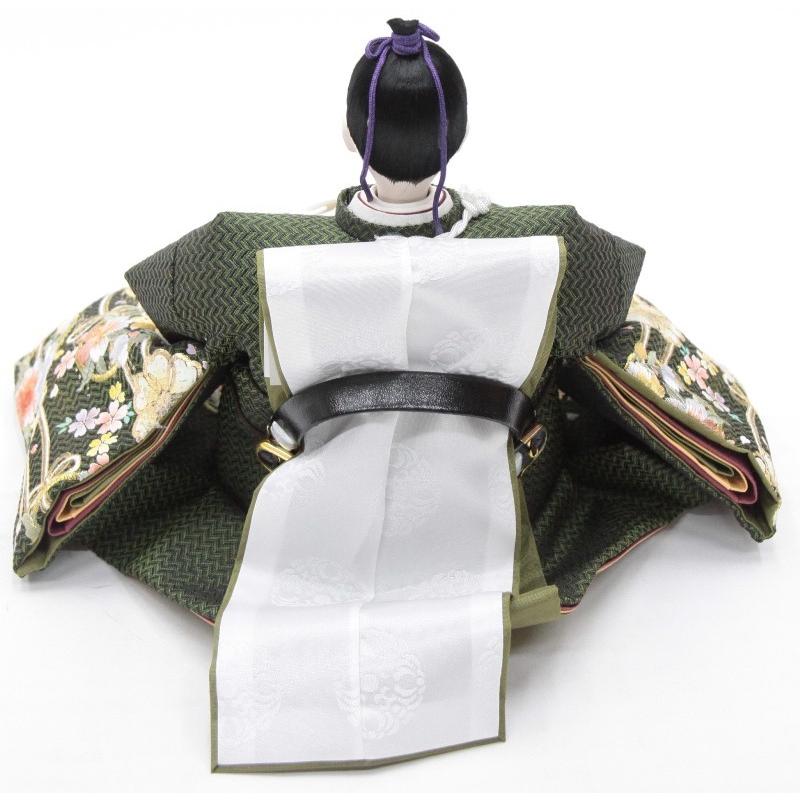 秋冬の主役◎ アウトレット品 雛人形親王単体 人形のみ 京九番親王 十二単衣 24-227セット 親王台付き 22a-ya-1508 【4192354588】(21120円)