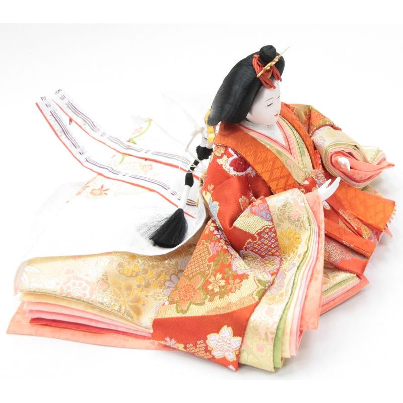 【新品同様 / 希少】 アウトレット品 雛人形五人三段飾り 五人飾りセット パールピンク 御幸セット 落とし屏風 22a-ya-2878 【UOI1813025300】(64000円)