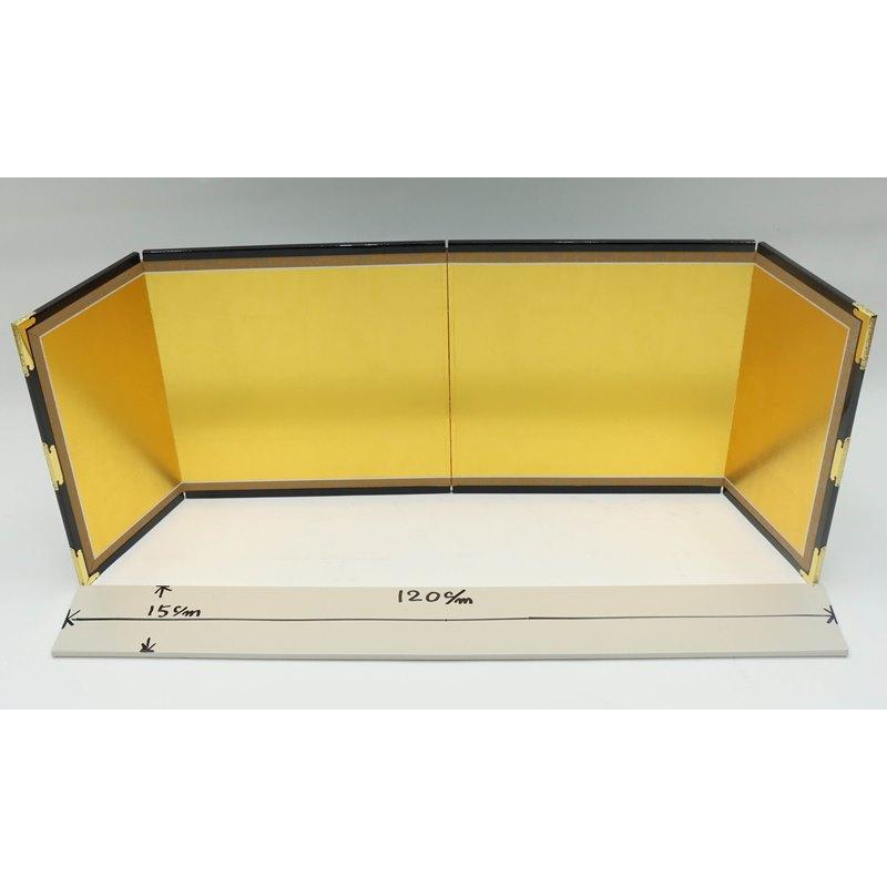 アウトレット品 屏風 屏風のみ 16号 四曲金箔屏風 23a-ya-0381_7