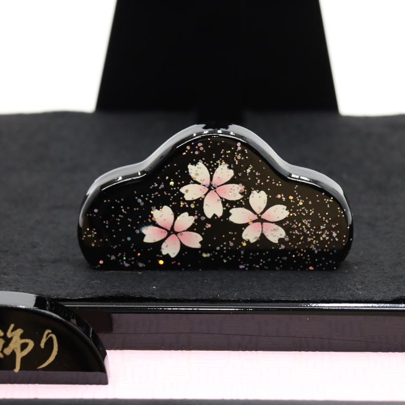 アウトレット品 羽子板 羽子板セット 羽子板ケース飾り13号羽子板：赤・青/ケース：黒ツヤなし_7