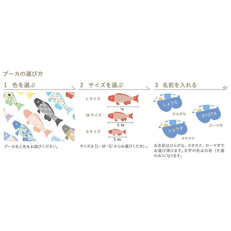 徳永 室内用 鯉のぼり puca プーカ はな600-968｜hagoita｜05