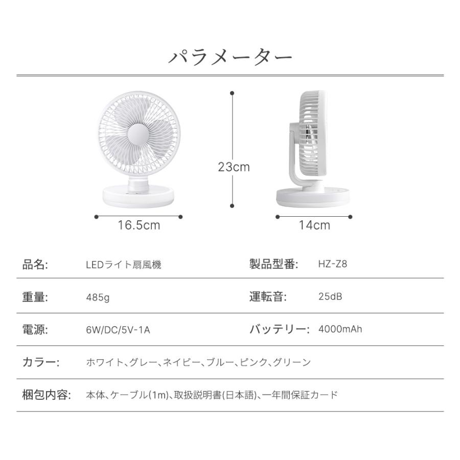 HAGOOGI 卓上扇風機 扇風機 DCモーター 超静音 デスクファン 自動首