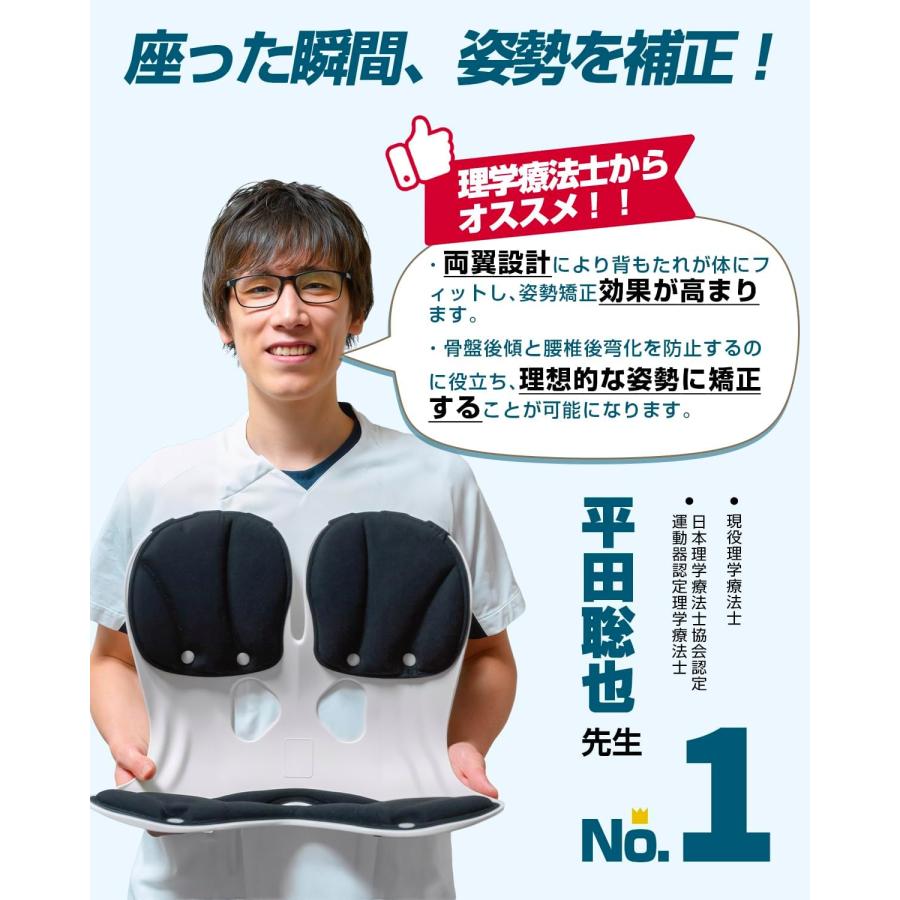 セール価格4,580【理学療法士推薦】姿勢矯正 椅子 姿勢サポート