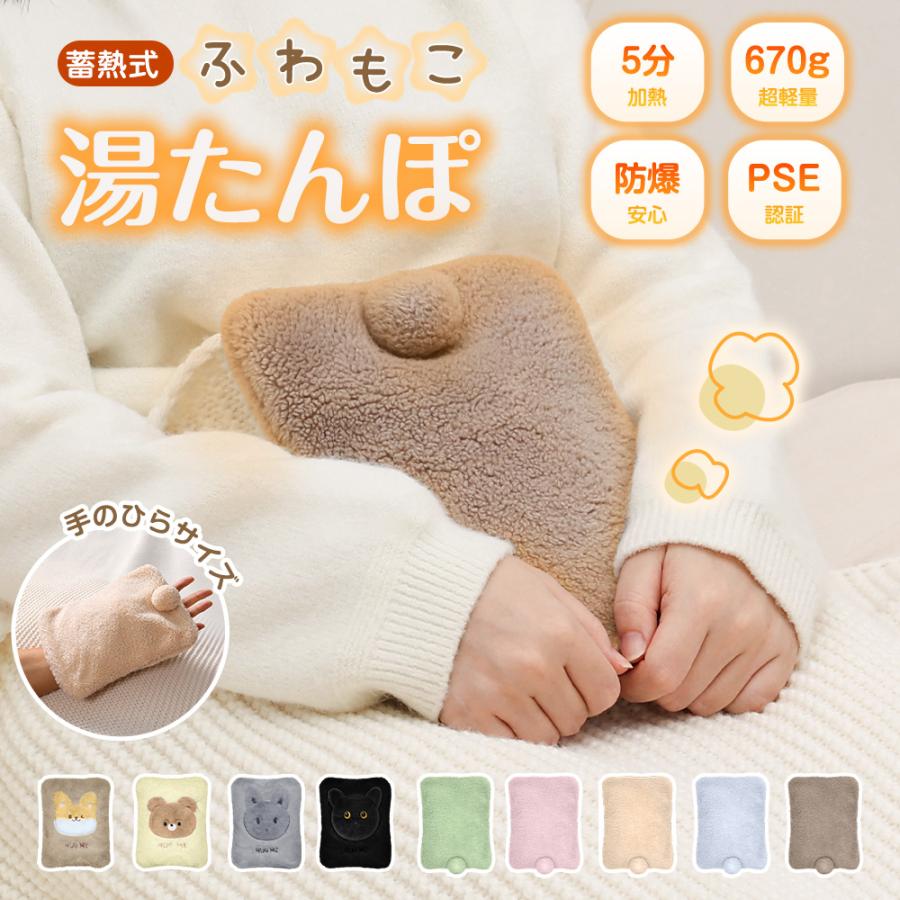 HAGOOGI 「セール価格1980円」湯たんぽ 充電式 ゆたんぽ PSE認証 5分速