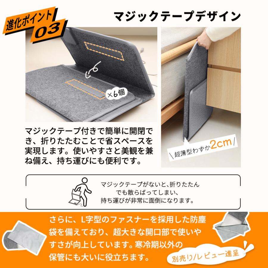 HAGOOGI 【世界初☆5面発熱】パネルヒーター 足元 ヒーター