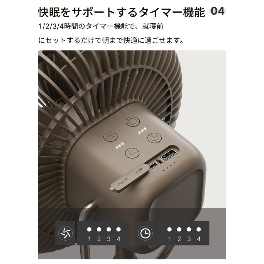 【希少】HAGOOGI 多機能扇風機 ブロンズ OT-F12BZ 美品キャンプ HAGOOGIのアウトドア扇風機「OT- F12」がパワーアップ！｜趣味・生活