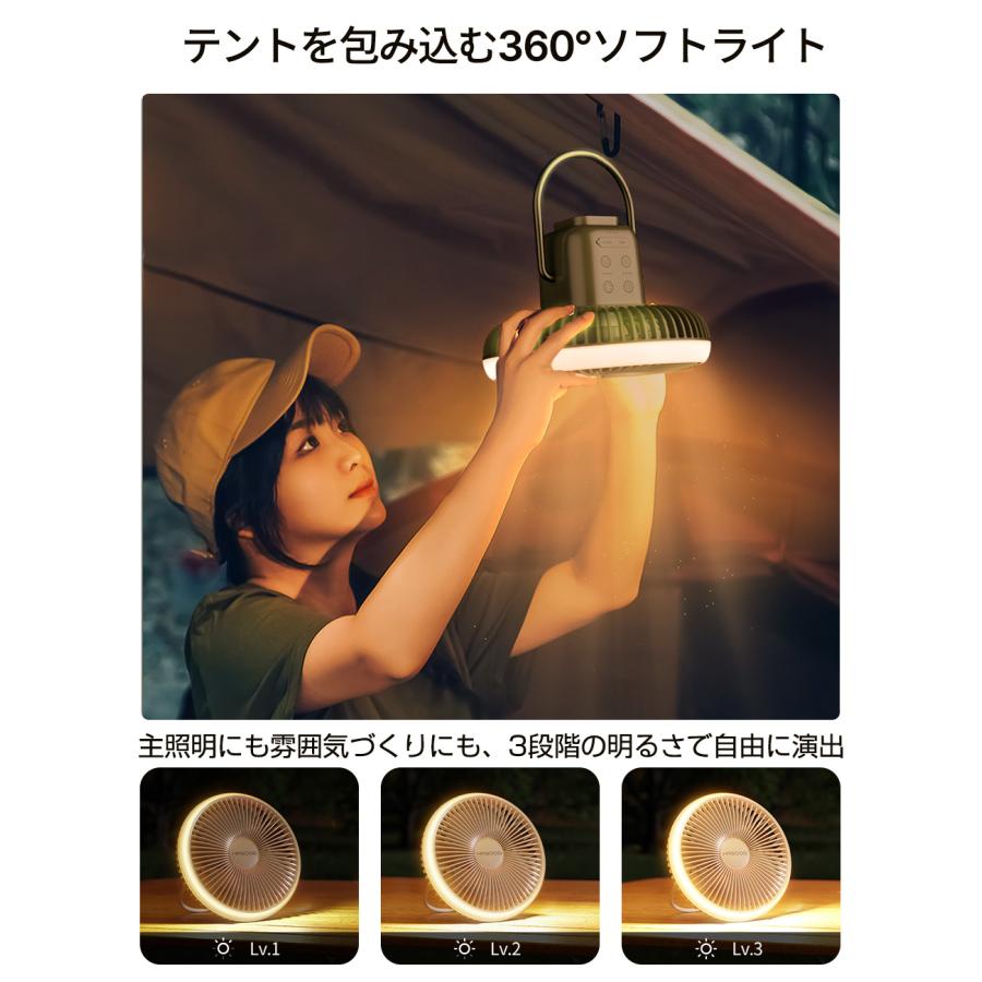 HAGOOGI 【クーポンで7980円】☆専門家が推奨 扇風機 キャンプ 充電式
