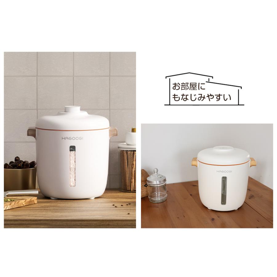 HAGOOGI クーポンで6,680円☆HAGOOGI 米びつ 真空保存容器 10L HAGOOGI クーポンで6,680円☆HAGOOGI 米びつ 真空保存容器 10L