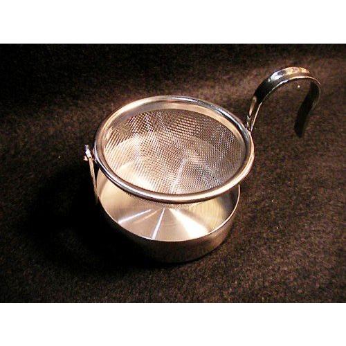 ミラー加工 回転 ドイツ式受け皿ティーストレーナー : はぐら茶屋