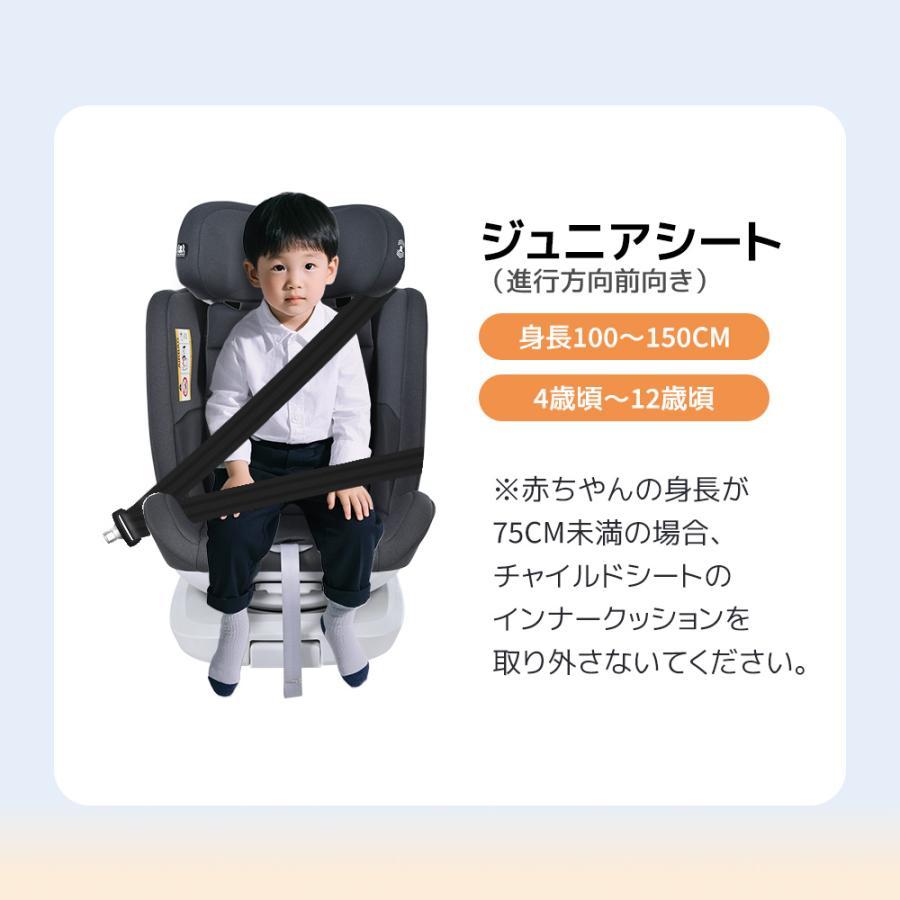 シート加熱あり】チャイルドシート 新安全基準 R129適合 送風ファン