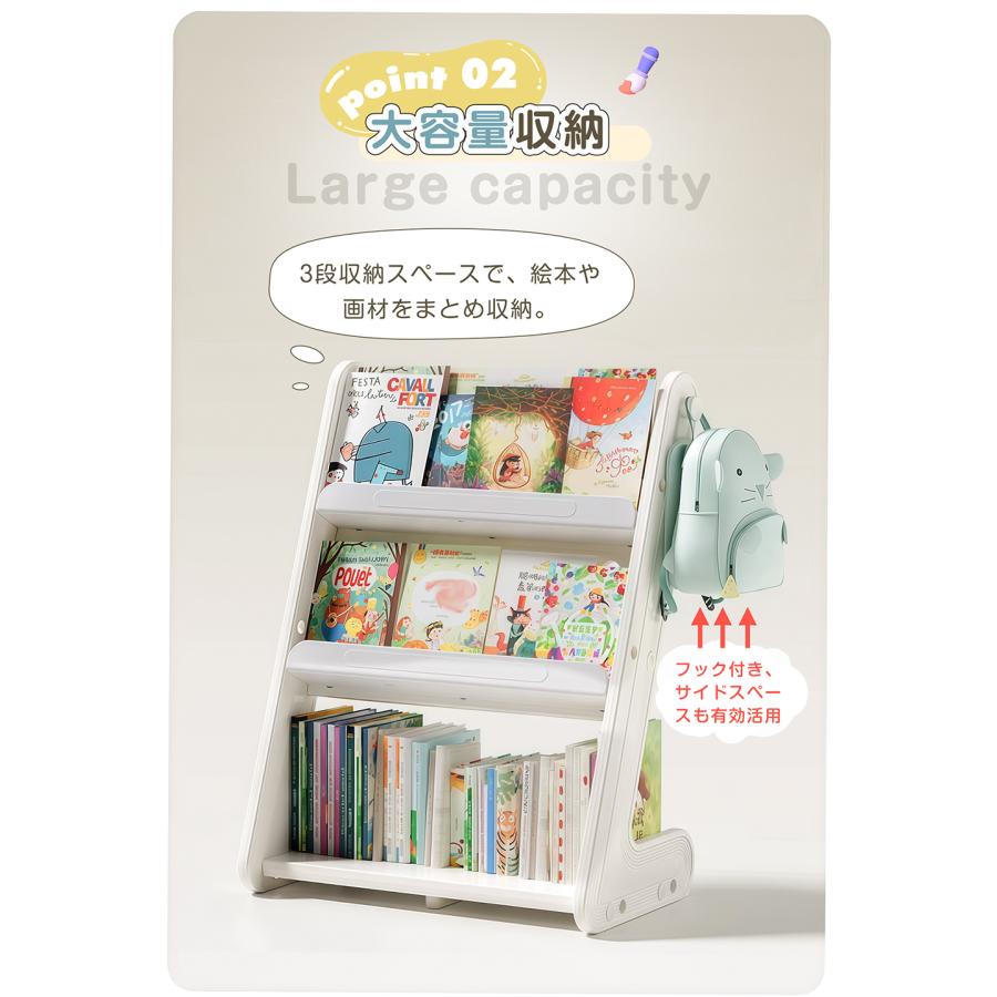 BTM おもちゃ収納 お絵かきボード 2in1 ラック ぬいぐるみ収納 キッズ