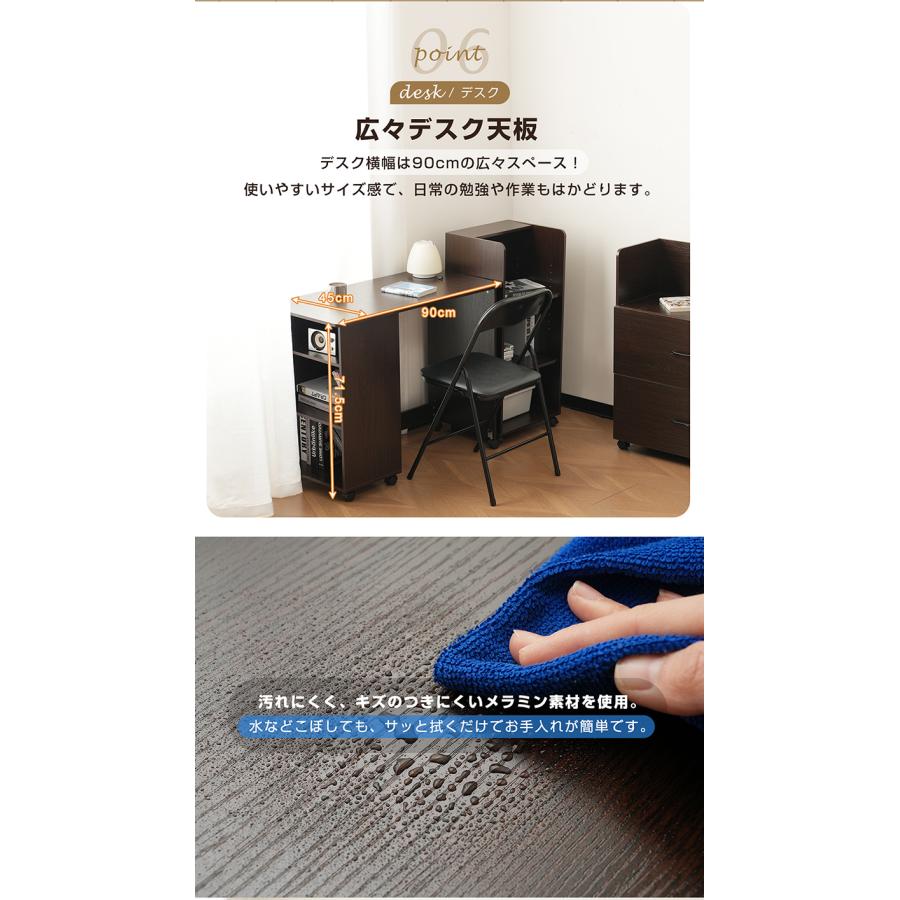 BTM システムベッド ロフトベッド 机付き ロフトベット ミドル 子供 