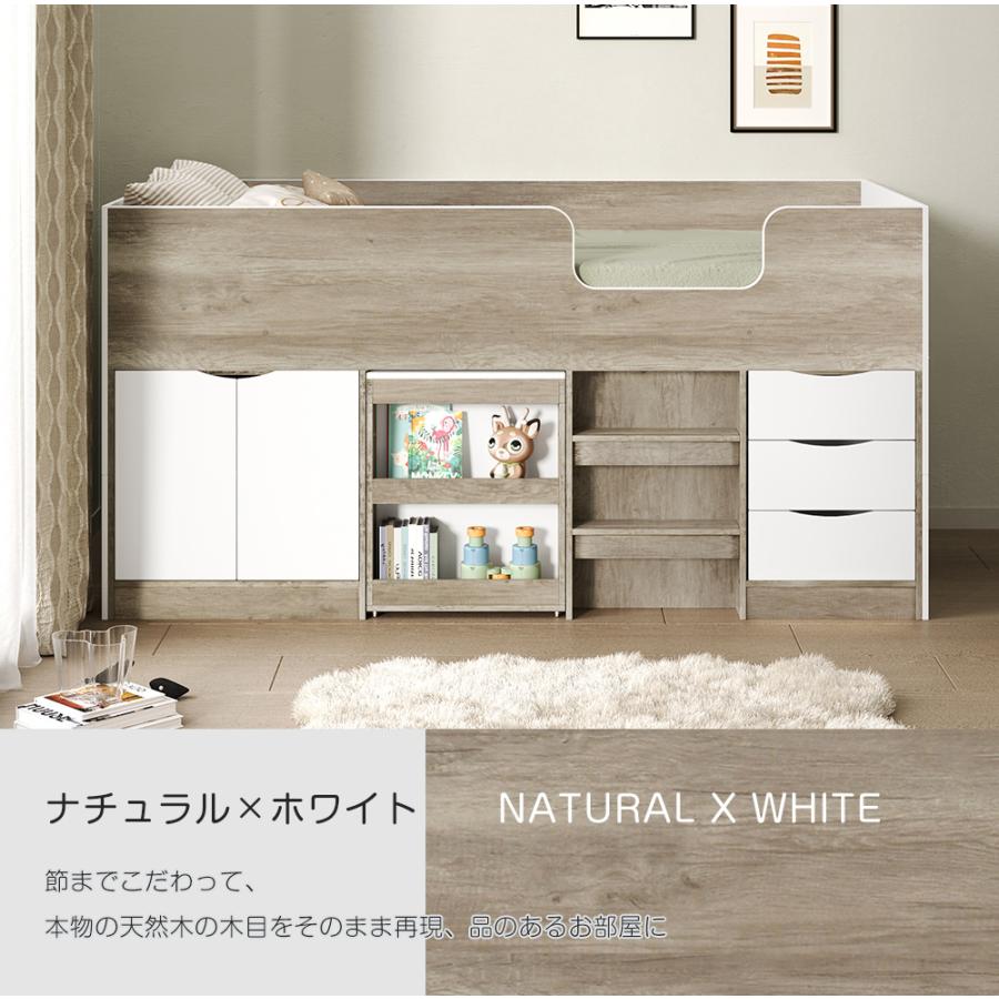 BTM ロフトベッド ロータイプ システムベッド ロフトベット 机 BTM ロフトベッド ロータイプ システムベッド ロフトベット 机