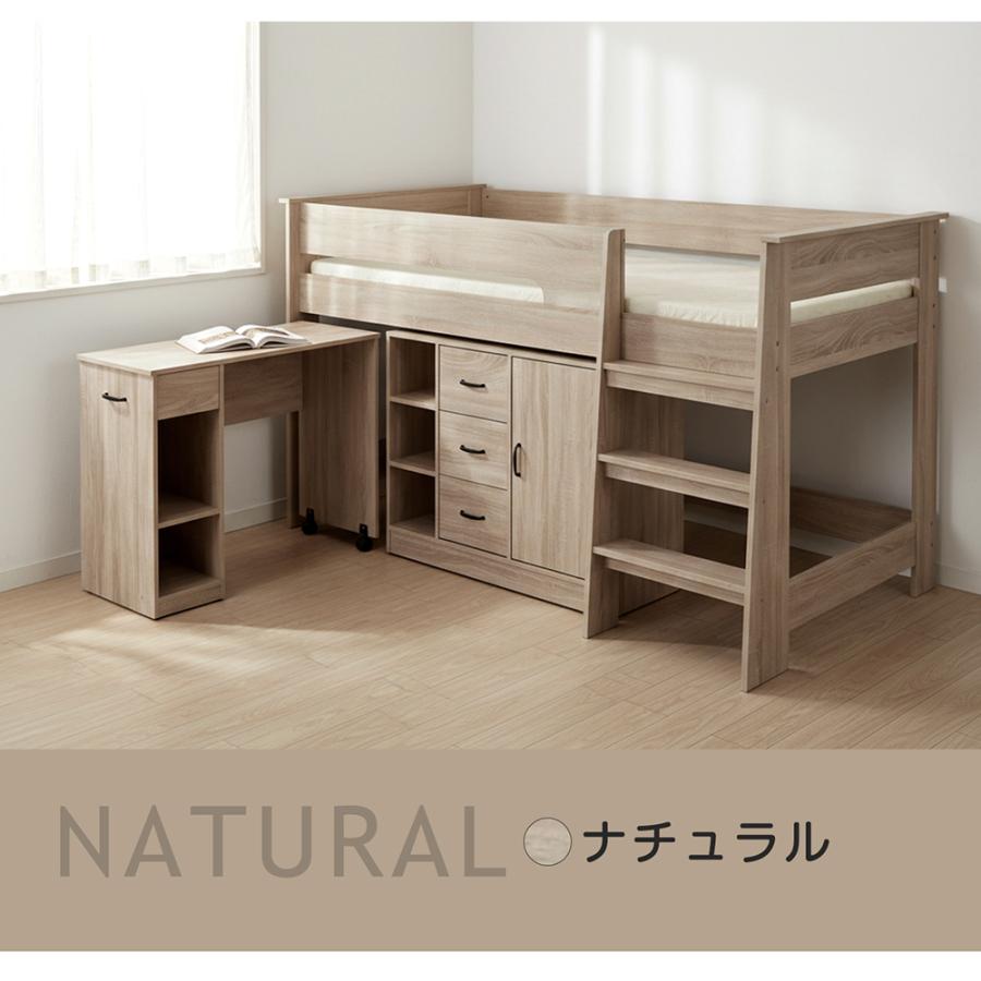 BTM ロフトベッド ロータイプ システムベッド ロフトベット ロフト 机 