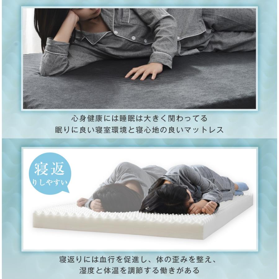 マットレス セミダブル 高反発マットレス 一体式 腰痛対策 120
