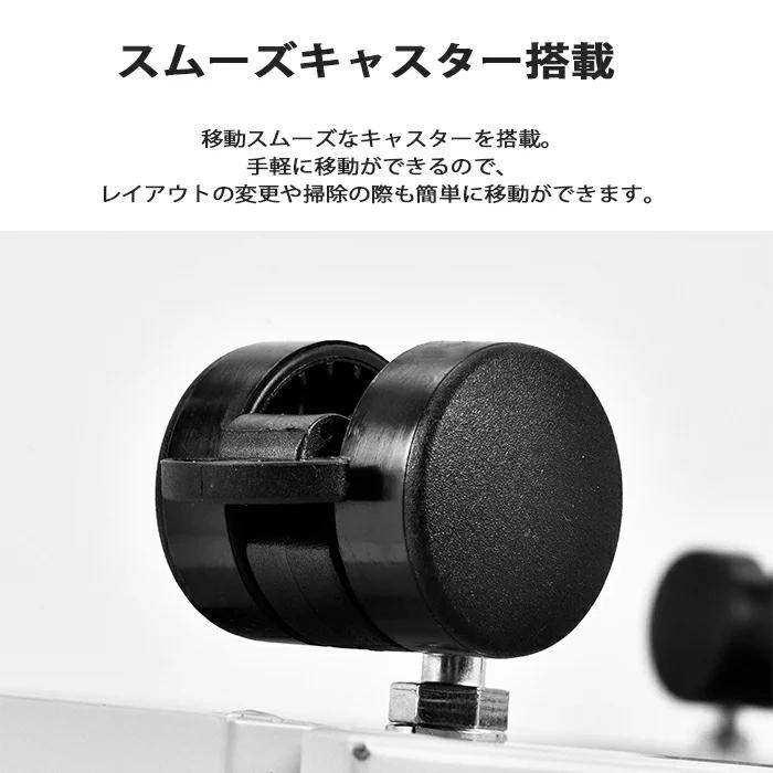 デスクワゴン サイドワゴン 3段 A4 鍵付き 大容量 転落防止 キャスター付き ワゴン ファイル オフィス スチール 収納 事務机 キャビの画像