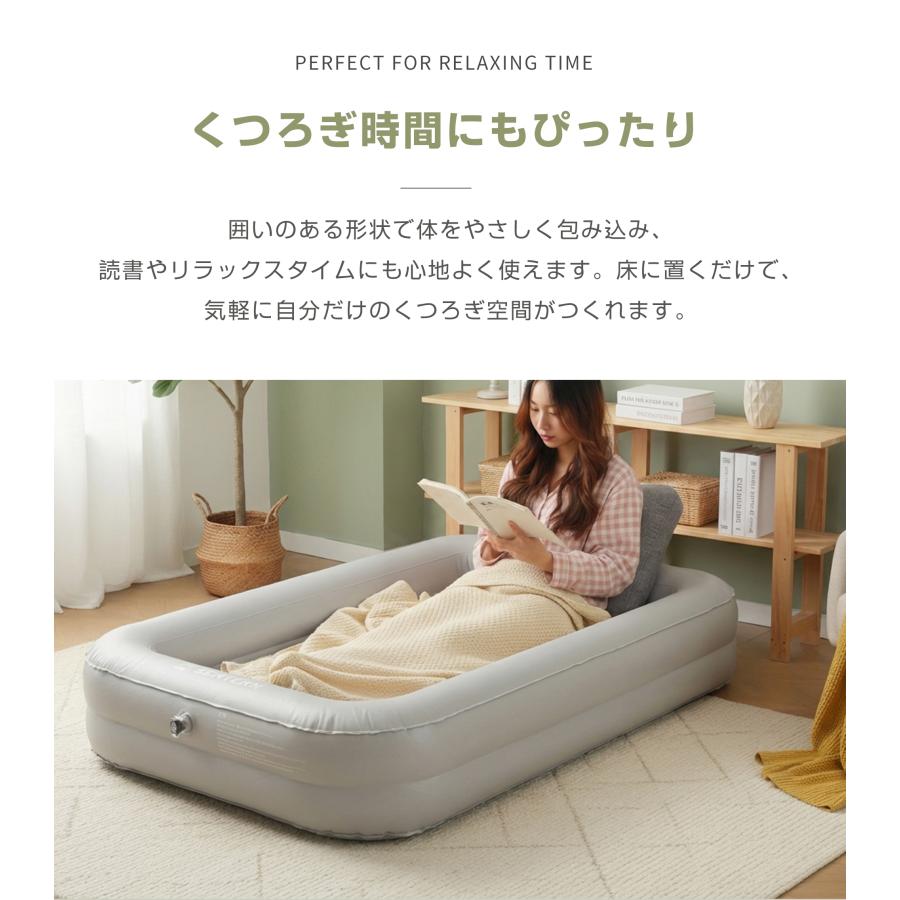 エアーベッド エアーマット 空気ベッド キャンプマット インフレーター